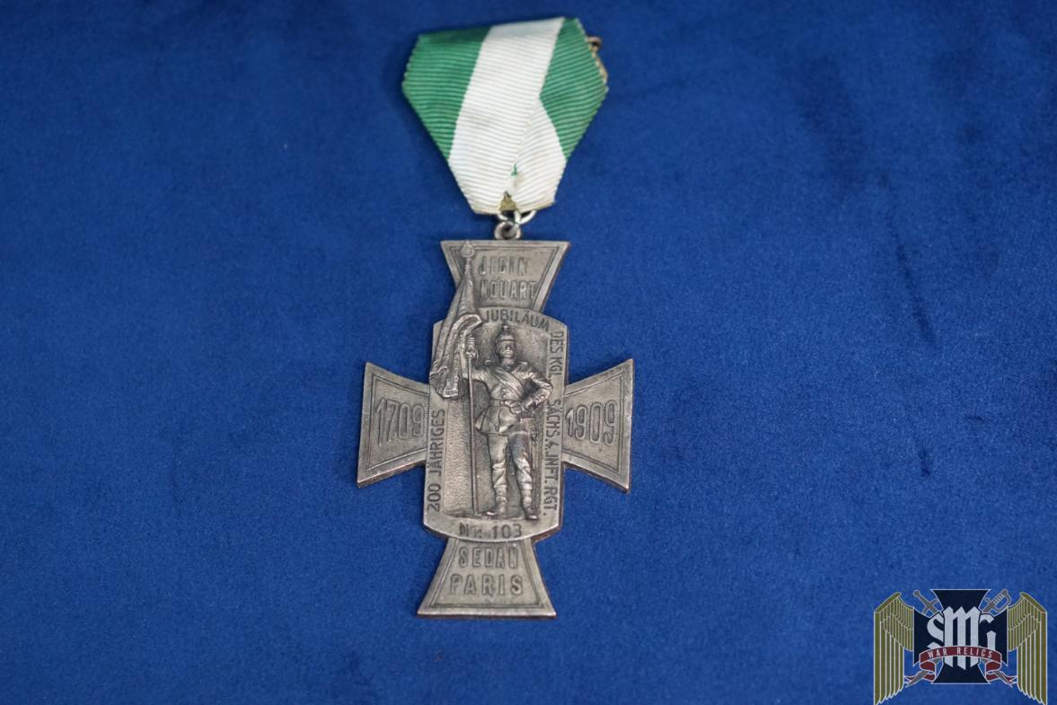 Saxon Cross Bicentennial 4th Royal Saxon Infantry regiment 103 by Deschler