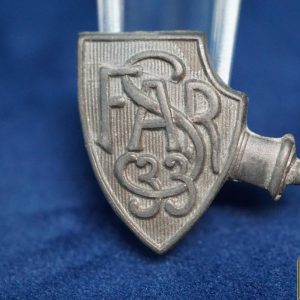 Austro Hungary Regimental cap badge/tinnie 33rd Heavy Field Artillery