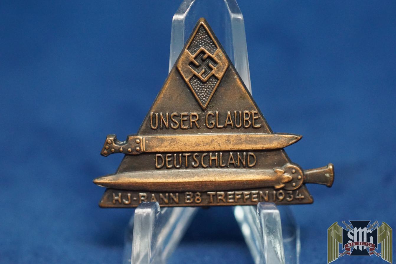 Unserlaube Deutschland 1934 HJ tinnie