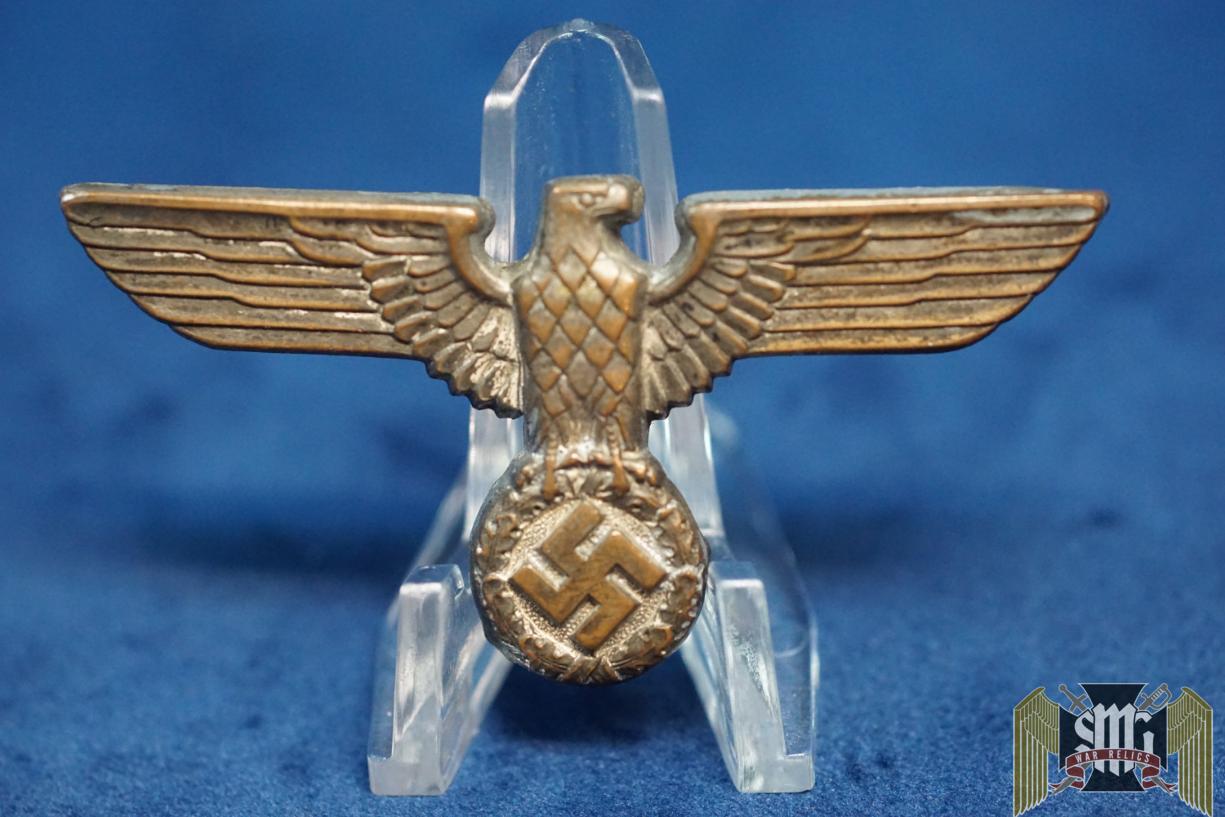 SMGP-1124 NSDAP Political Cap badge in cupal Missing prongs