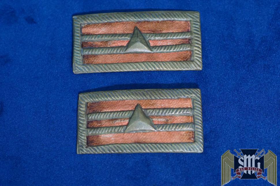China Kuomintang Nationalist Chinese Army Major Collar Insignia Set