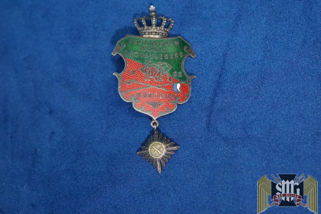 vereinehem German Cavalry (chevaulegers) Regimental badge 1892