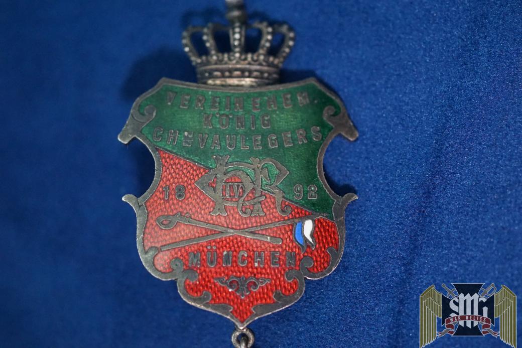 vereinehem German Cavalry (chevaulegers) Regimental badge 1892