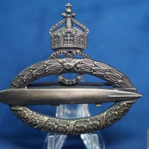 IMPERIAL GERMAN WW1 PRUSSIAN ZEPPELIN CREW BADGE