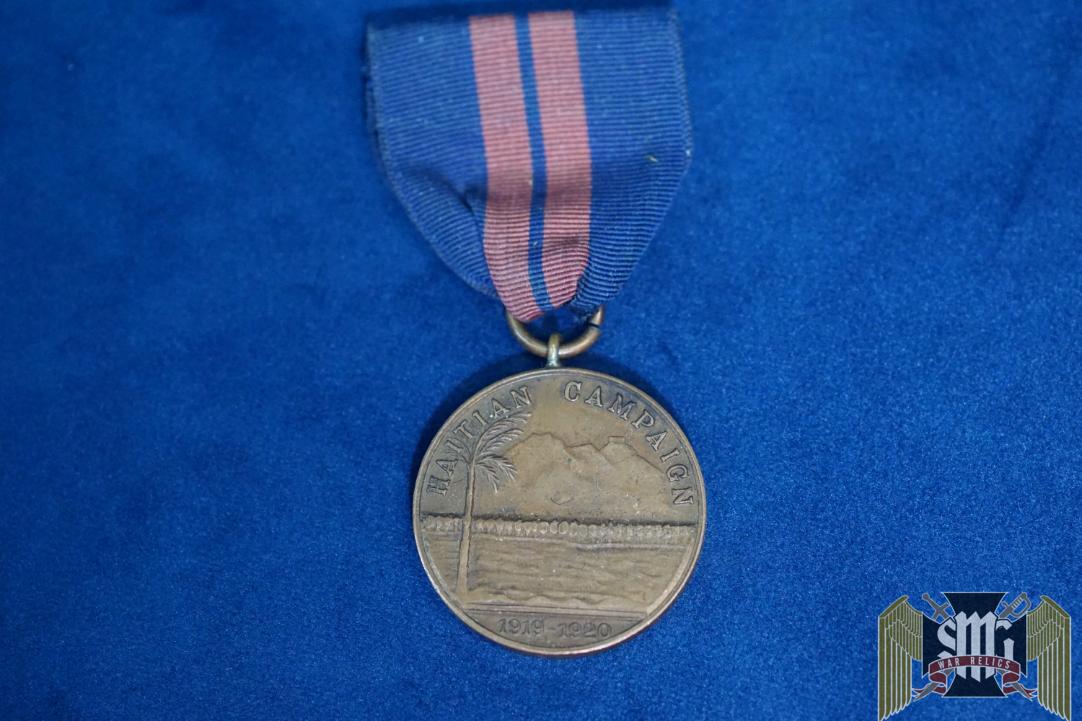 US Navy Second Haitian Campaign Medal 1919-1920 numbered 696
