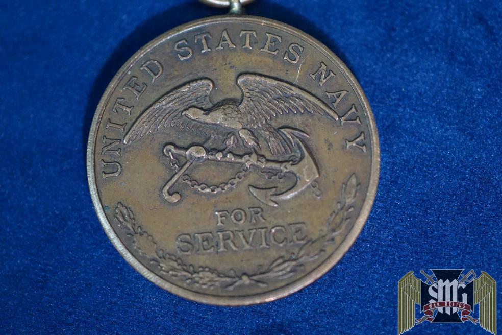 US Navy Second Haitian Campaign Medal 1919-1920 numbered 696
