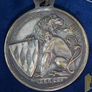 Bavarian 50 yr anniversary medal for Ulanen Regiment 2nd royal lancers