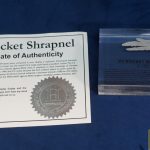 V-2 Rocket Shrapnel Artifact Display