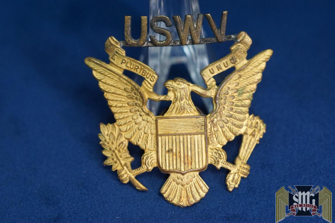 USWV (Spanish War Vet) Cap badge