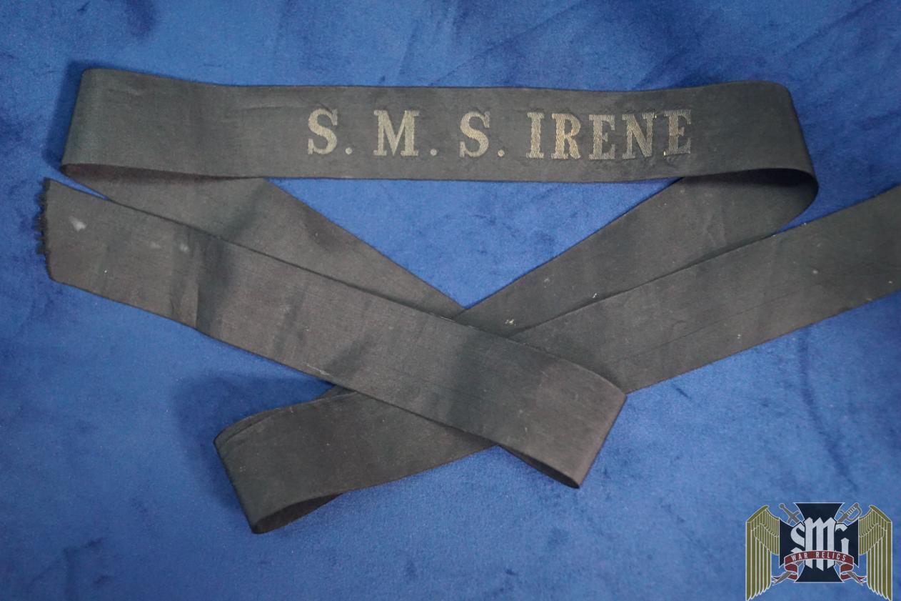 German Imperial Navy S.M.S. IRENE Ribbon Tally