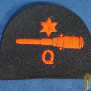 British Navy Second class gunners patch