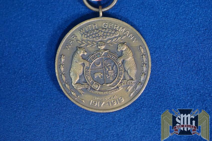 State of Missouri War with Germany 1917-1919 Service Medal