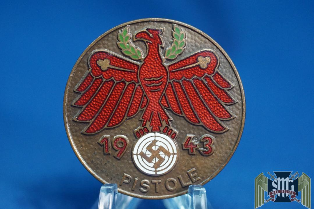Tirol 1943 Pistol shooting badge in Bronze