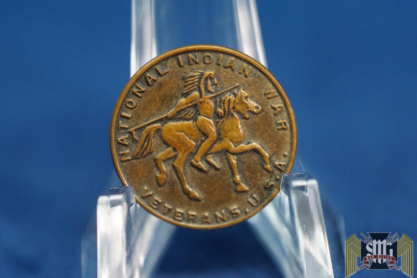 Indian War Veterans button