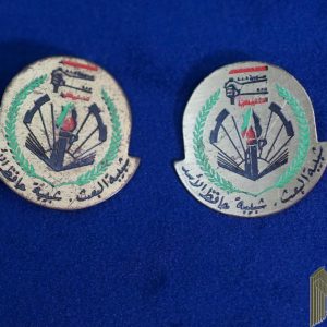 Syria Bath Part lapel pins 2 pc lot