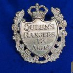 QUEEN’S RANGERS 1ST AMERICAN REGIMENT CAP BADGE