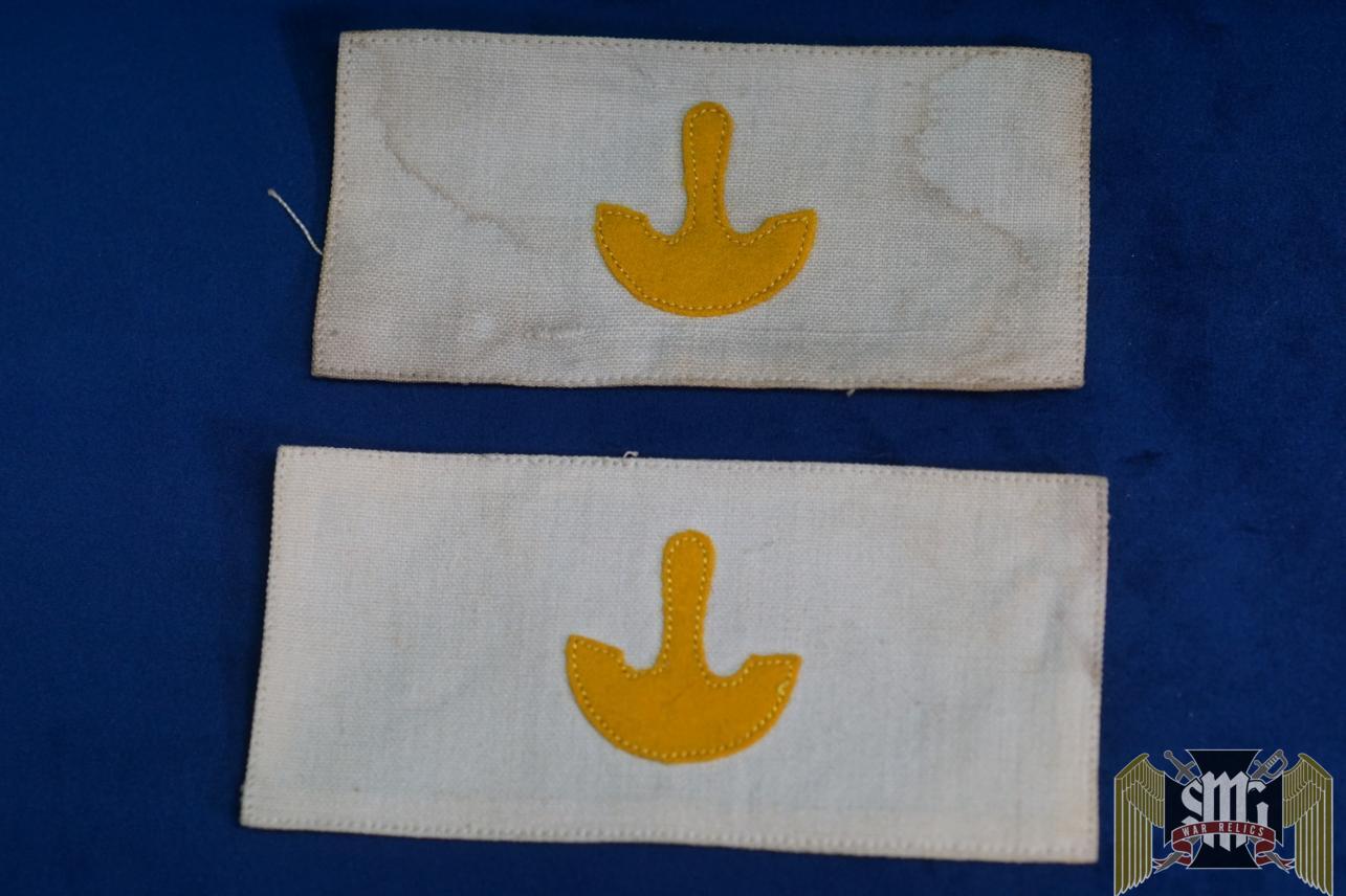 Spanish American Was Saddler Insignia pair