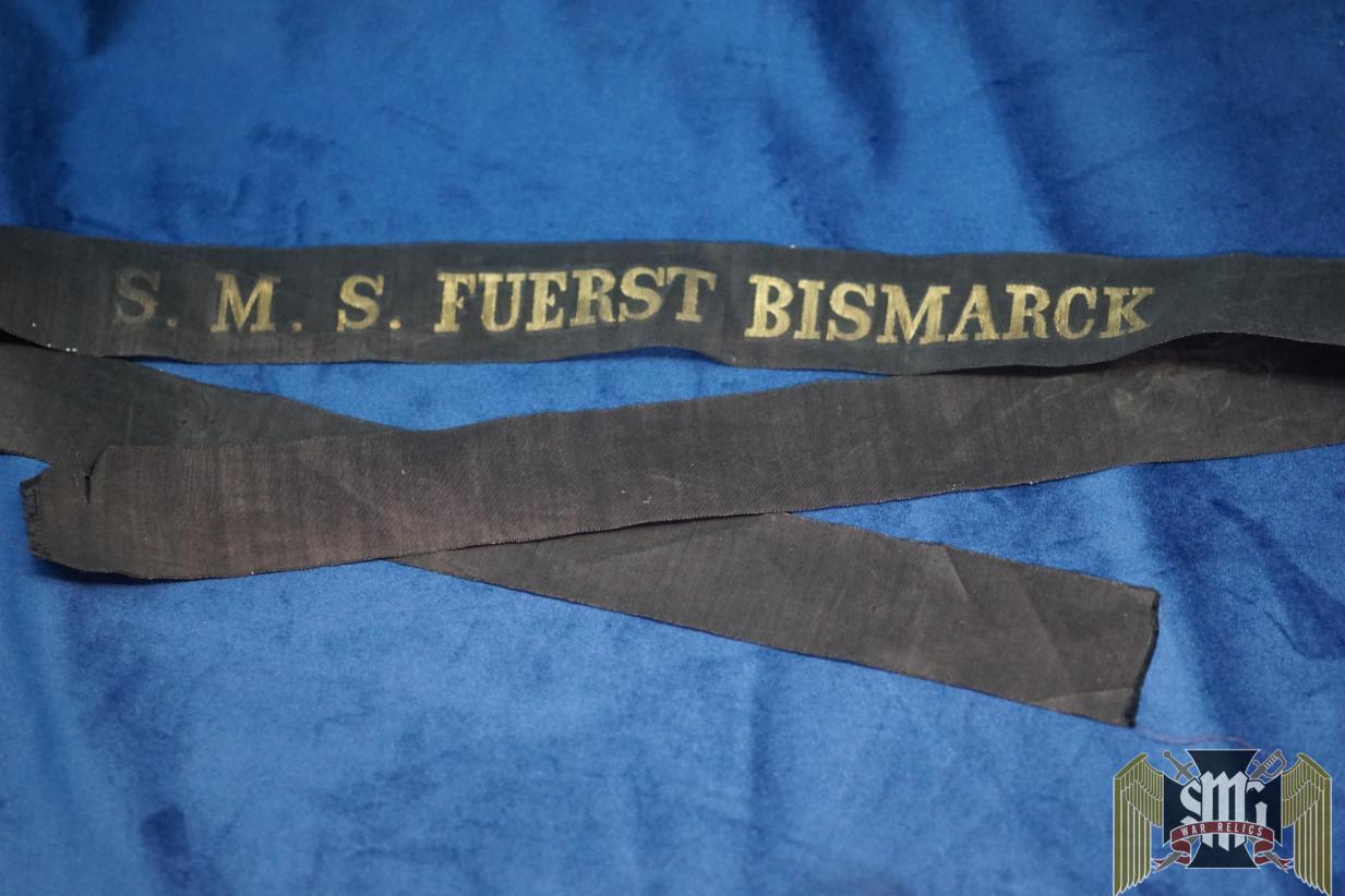 Imperial German Fürst Bismarck Cap Tally Ribbon