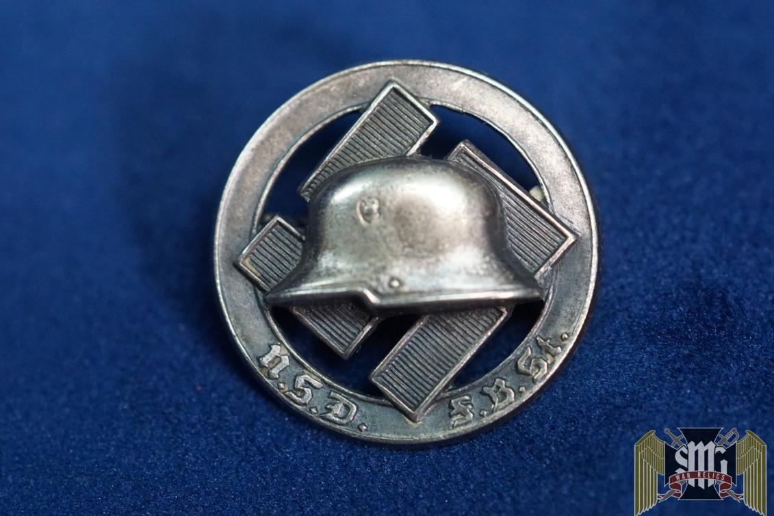 Stahlhelm N.S.D. F.B.St. Member pin