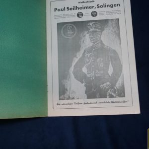 A Sword And Dagger Catalog Of Waffenfabrik Paul Seilheimer Of Solingen Reprint