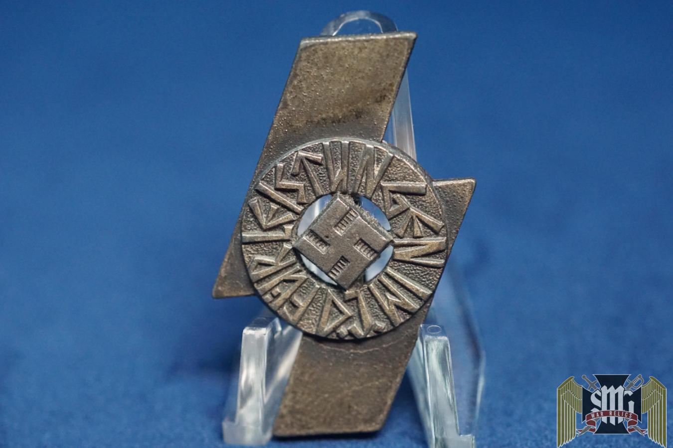 DJ / Deutsches Jungvolk Proficiency Badge in Zinc by Deumer