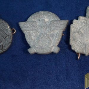 Police Donation Badge set 3 pc