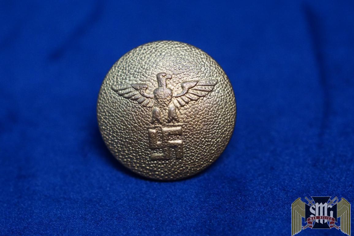 NSDAP uniform button in gold 20mm by Assmann