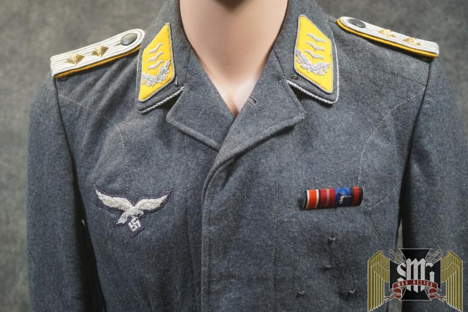 WW2 Luftwaffe Hauptmann Flieger blouse w/loops