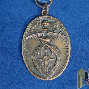 St.De Novo Juven Old Guard Tutem Agimus 89 L.G. 1826 Medal Pendant