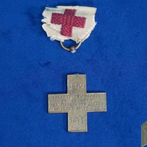 French Red Cross Medal Damaged