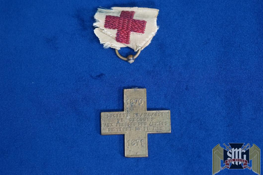 French Red Cross Medal Damaged
