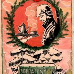 Hand made/ Hand painted post card 1941