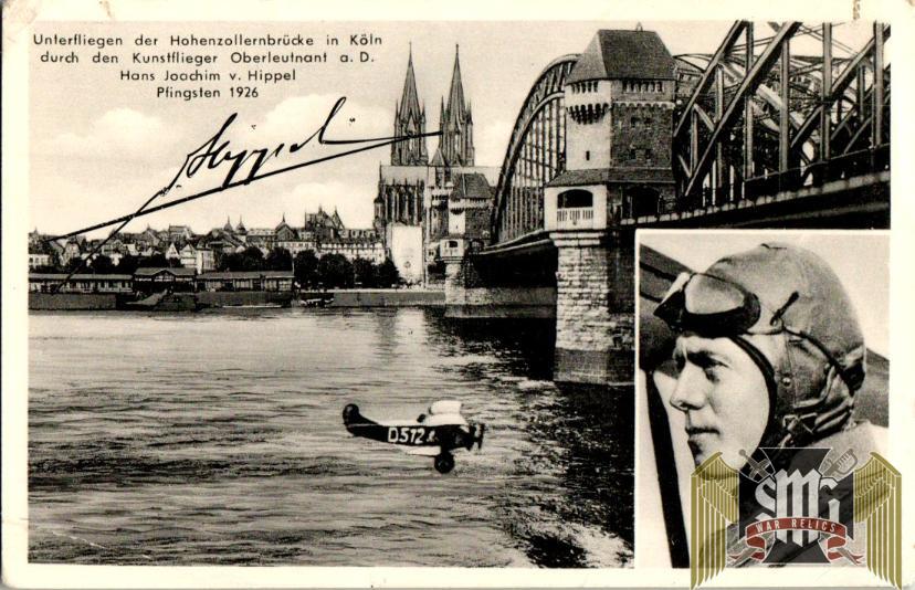 Luftwaffe HANS-JOACHIM VON HIPPEL signature(s)