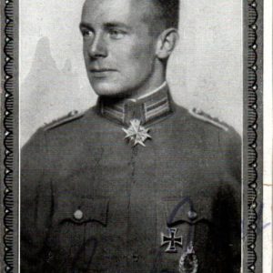 Luftwaffe Ernst Udet Signature