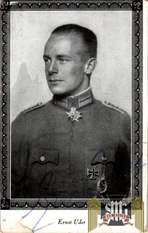 Luftwaffe Ernst Udet Signature