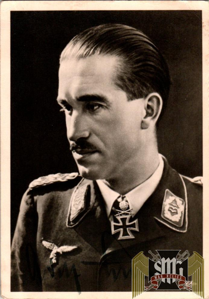 Adolf Galland Signed Photo