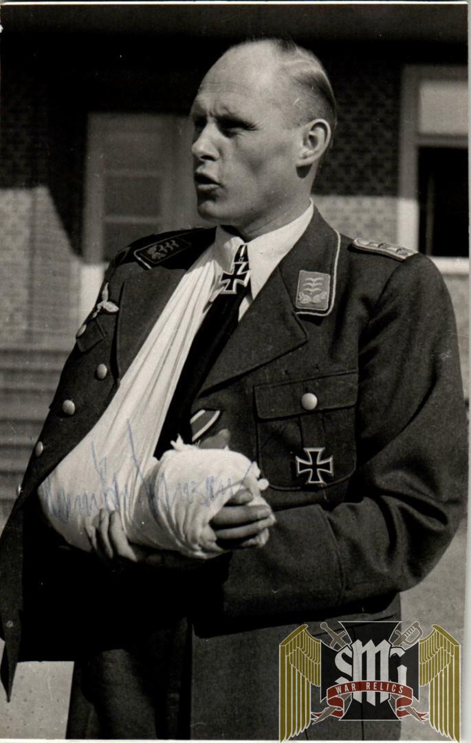 Hans-Christian Hansen Goring Panzer Division signature(s)