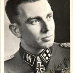 Otto Weidinger  SS Division Das Reich signature