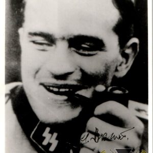 Gerhard Bremer SS-Sturmbannführer signature