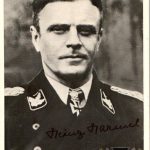 HEINZ HARMEL Waffen SS General Major Signature