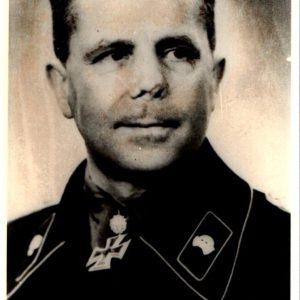 Heinrich Eberbach General Der Panzertruppe Signature