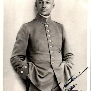 WW1 Pilot Erich Muller ? signature