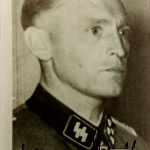 Sylvester Stadler SS Generalmajor Signature