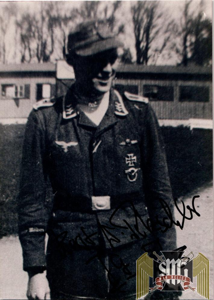 Horst Petzschler Luftwaffe signature