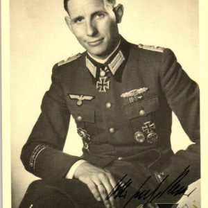 OTTO ERNST REMER Signature (Hitler Assassination plot foiler)