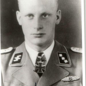 Willy Hund SS Obersturmbannfuher 11th SS Div.Nordland Signature