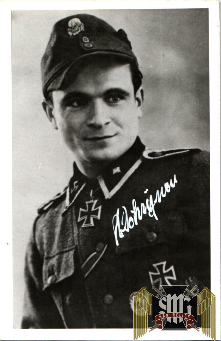 Remi Schrynen SS knights cross winner signature(s)