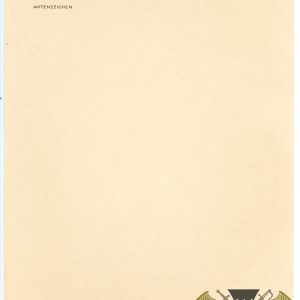 Adolf Hitler Berlin Chancellery Stationary Full Sheets