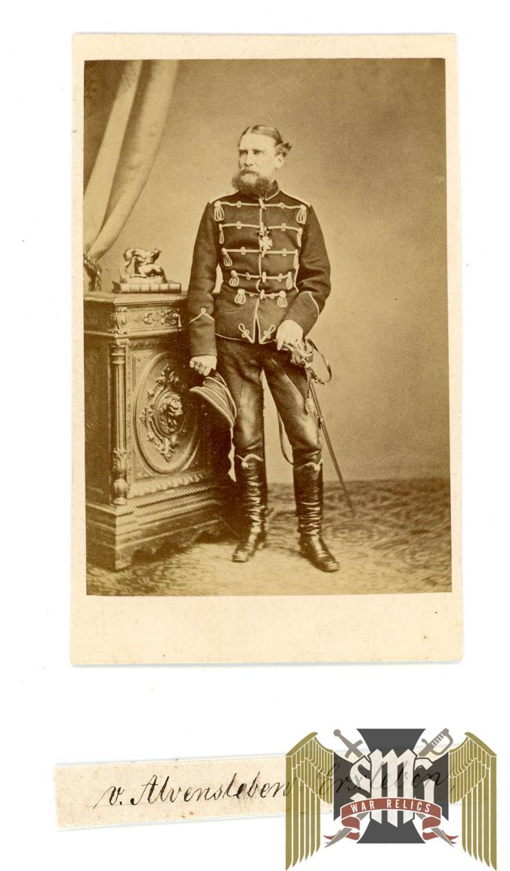Gustav, count von Alvensleben-Erxleben Photo and signature