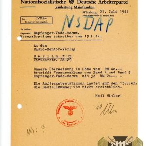 NSDAP subscription request